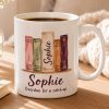 Personalised Book Lover Mug – Custom Reader Gift with Name
