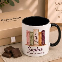 Personalised Book Lover Mug – Custom Reader Gift with Name - Image 4