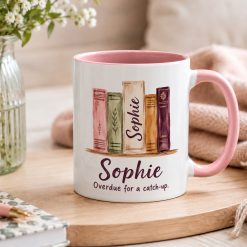 Alternative view of Personalised Book Lover Mug – Custom Reader Gift with Name