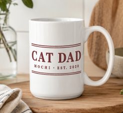 Personalised Cat Mum or Cat Dad Mug – Custom Cat Lover Gift - Image 5