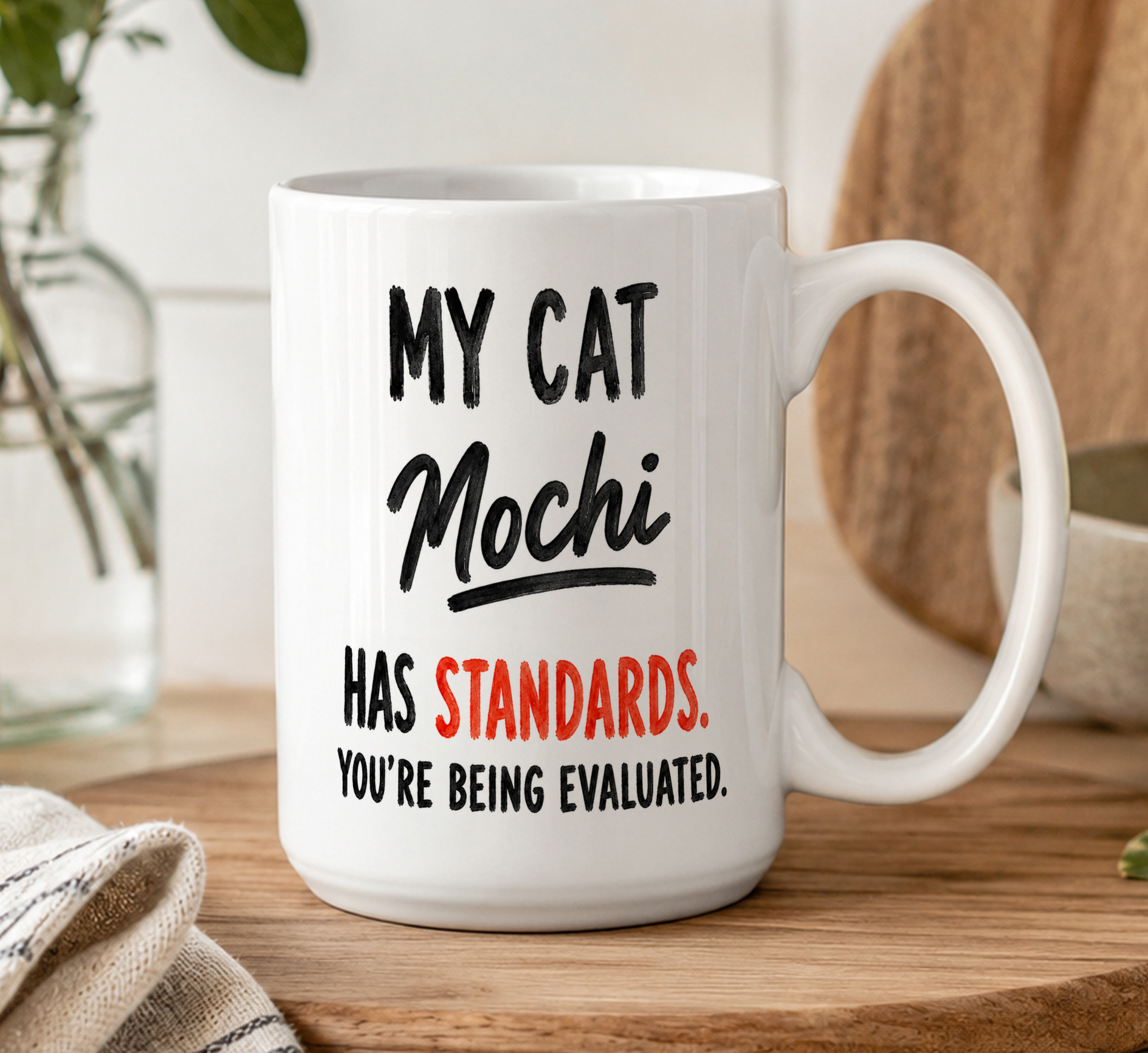 Personalised Cat Mug – Custom Pet Name Gift for Cat Lovers - Image 6