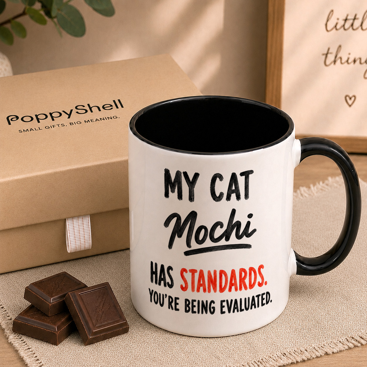 Personalised Cat Mug – Custom Pet Name Gift for Cat Lovers - Image 2