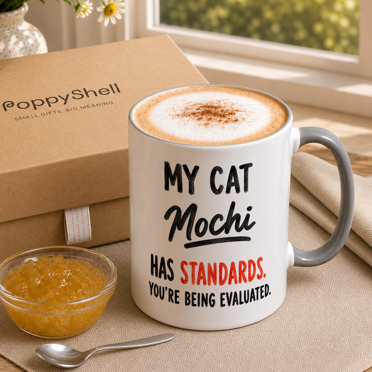 Personalised Cat Mug – Custom Pet Name Gift for Cat Lovers - Image 4