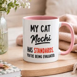 Personalised Cat Mug – Custom Pet Name Gift for Cat Lovers - Image 5