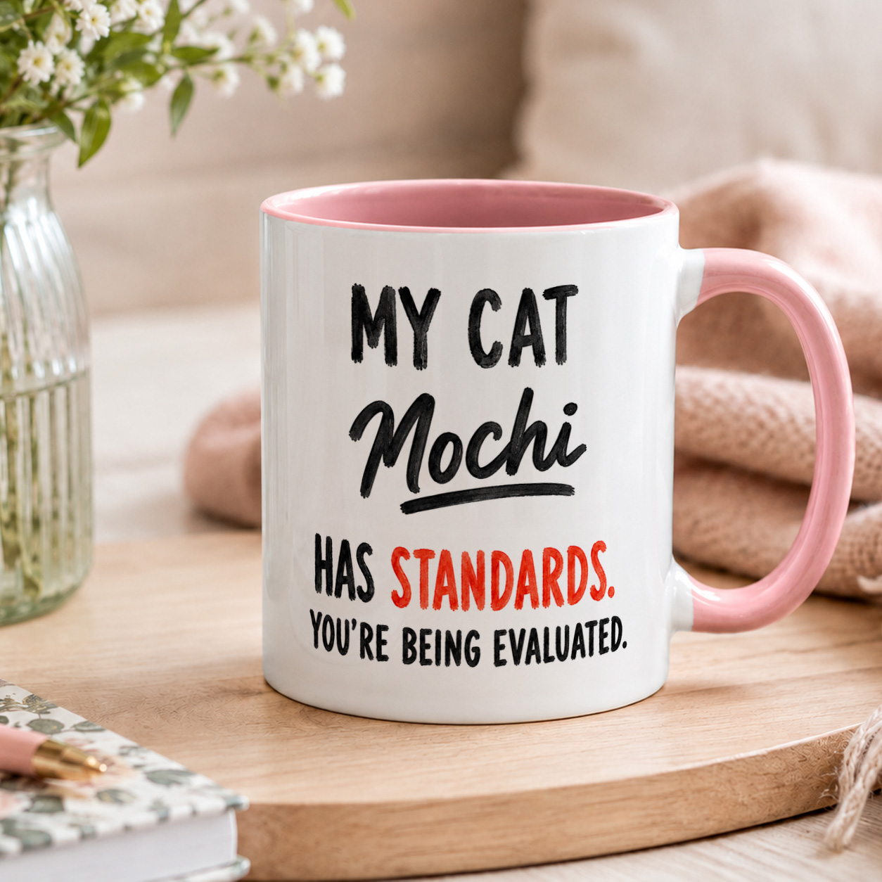 Personalised Cat Mug – Custom Pet Name Gift for Cat Lovers - Image 5