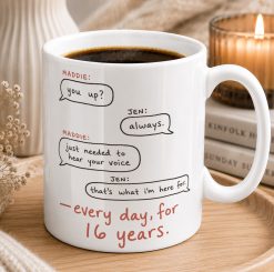 Personalised Chat Mug – Custom Best Friend Conversation Gift
