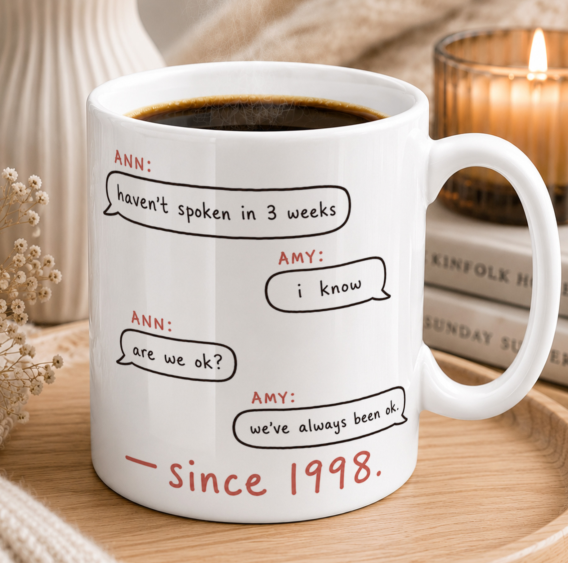 Personalised Chat Mug – Custom Best Friend Conversation Gift - Image 8