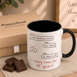 Personalised Chat Mug – Custom Best Friend Conversation Gift - Image 3