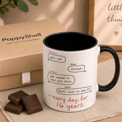 Personalised Chat Mug – Custom Best Friend Conversation Gift - Image 4