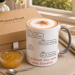 Personalised Chat Mug – Custom Best Friend Conversation Gift - Image 4