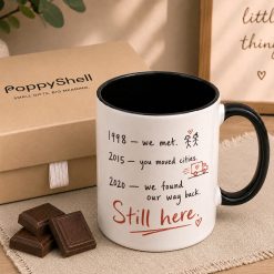 Personalised Best Friend Timeline Mug – Custom Friendship Gift - Image 4