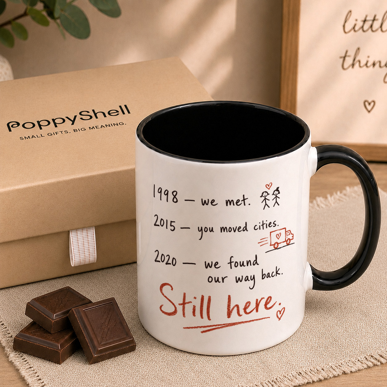 Personalised Best Friend Timeline Mug – Custom Friendship Gift - Image 4