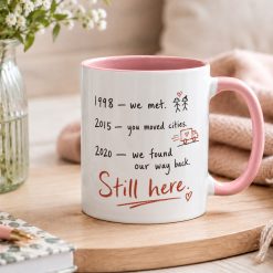 Alternative view of Personalised Best Friend Timeline Mug – Custom Friendship Gift