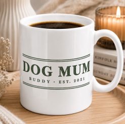 Personalised Dog Mum or Dog Dad Mug – Custom Dog Lover Gift