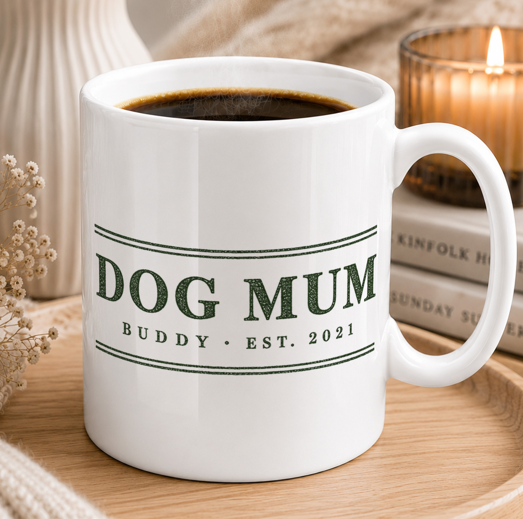 Personalised Dog Mum or Dog Dad Mug – Custom Dog Lover Gift