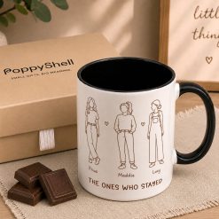 Alternative view of Personalised Best Friends Mug – Custom Faceless Friendship Gift