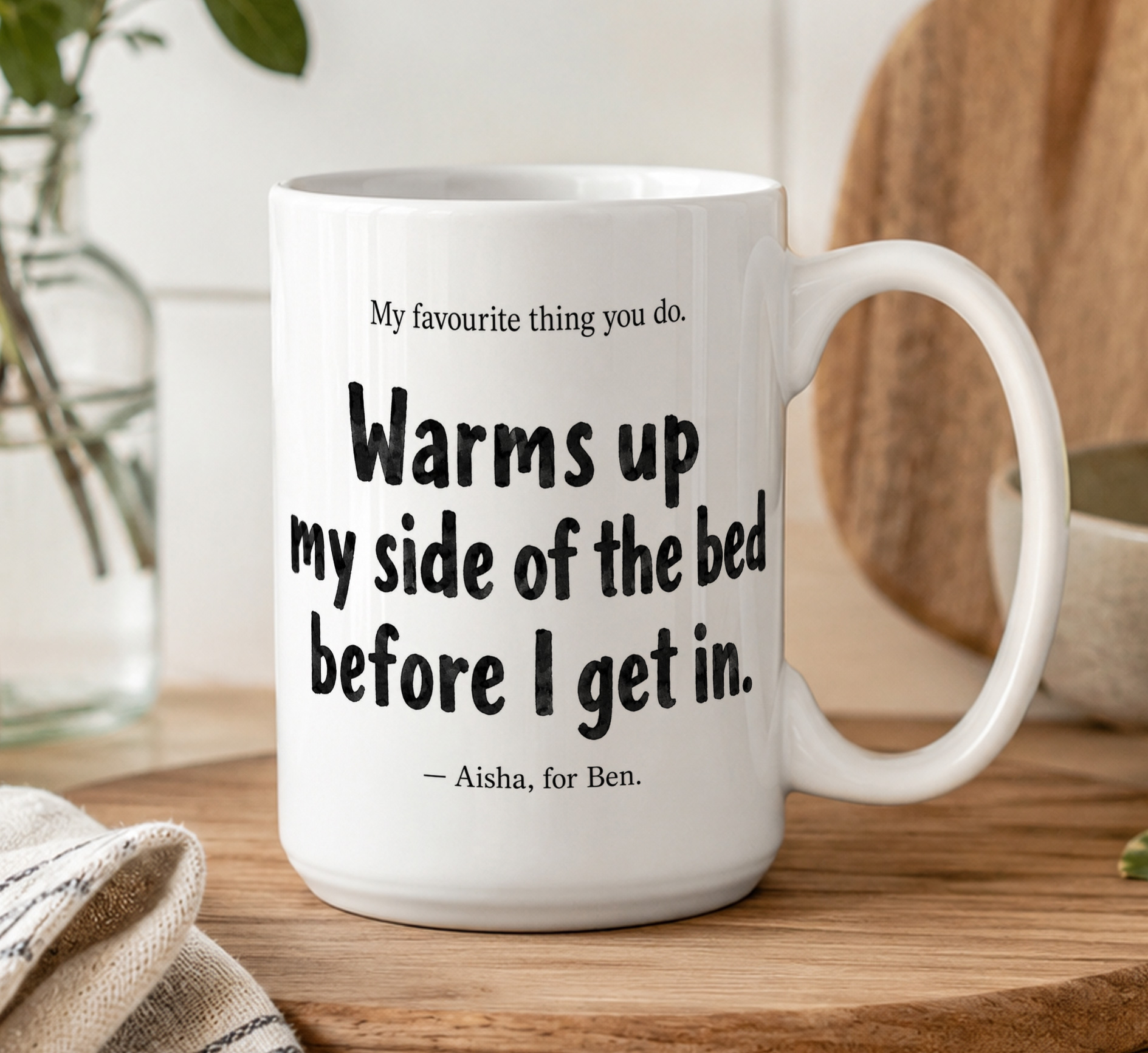 Personalised Favourite Thing Mug – Funny Couple Gift - Image 5