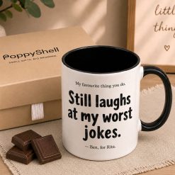 Alternative view of Personalised Favourite Thing Mug – Funny Couple Gift
