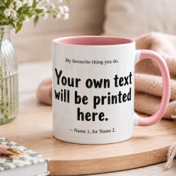 Personalised Favourite Thing Mug – Funny Couple Gift - Image 4