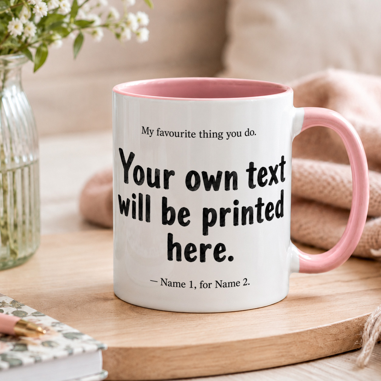 Personalised Favourite Thing Mug – Funny Couple Gift - Image 4
