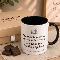 Alternative view of Funny Anniversary Mug – Personalised Couple Gift