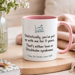 Funny Anniversary Mug – Personalised Couple Gift - Image 4