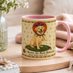 Personalised Medieval Dog Mug – Custom Name and Year Gift - Image 4