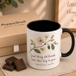 Personalised Old Friends Mug – Custom Names & Since Year - Image 3