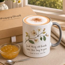 Alternative view of Personalised Old Friends Mug – Custom Names & Since Year