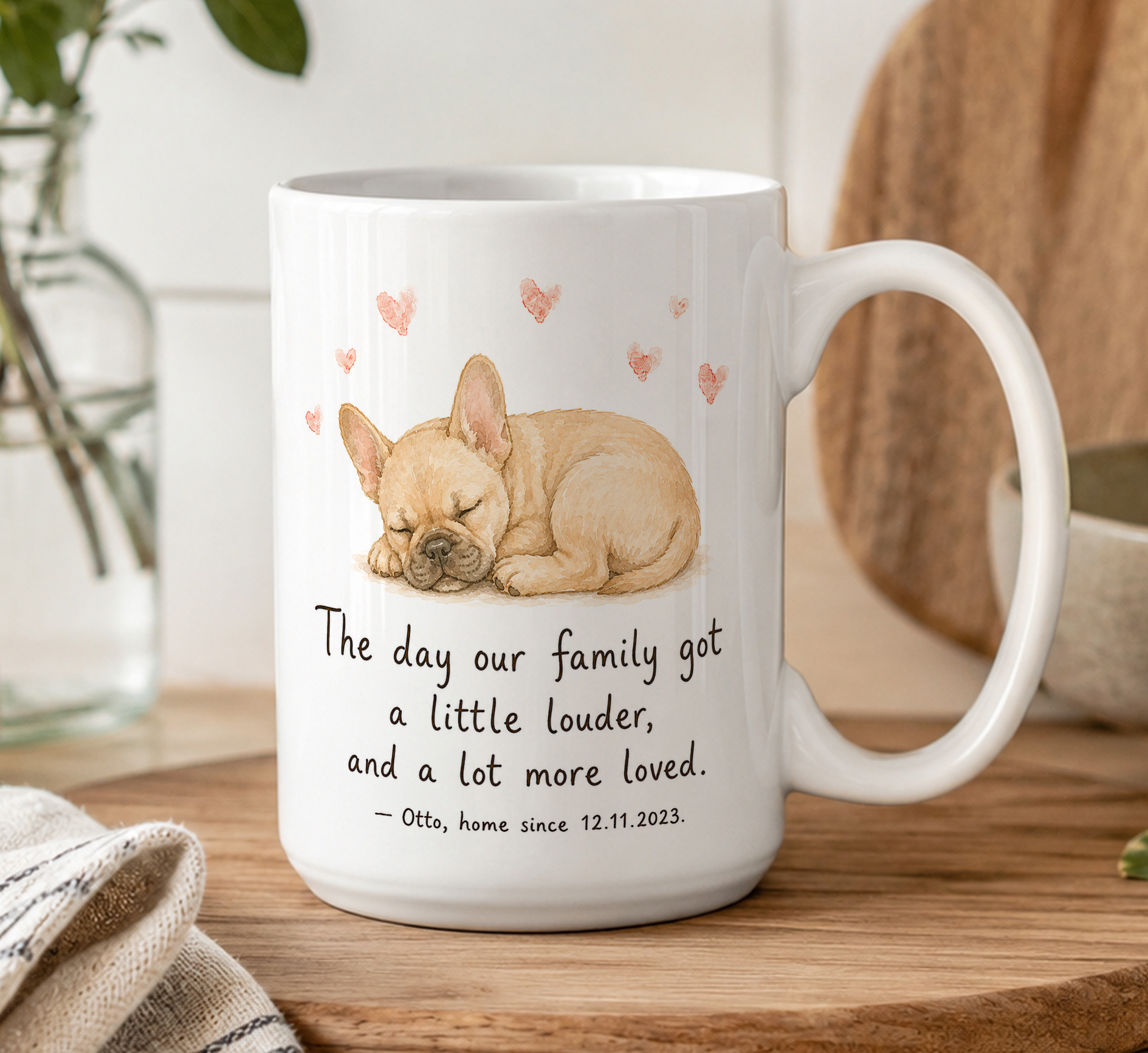 Personalised New Puppy Mug – Custom Dog Name and Date Gift - Image 5