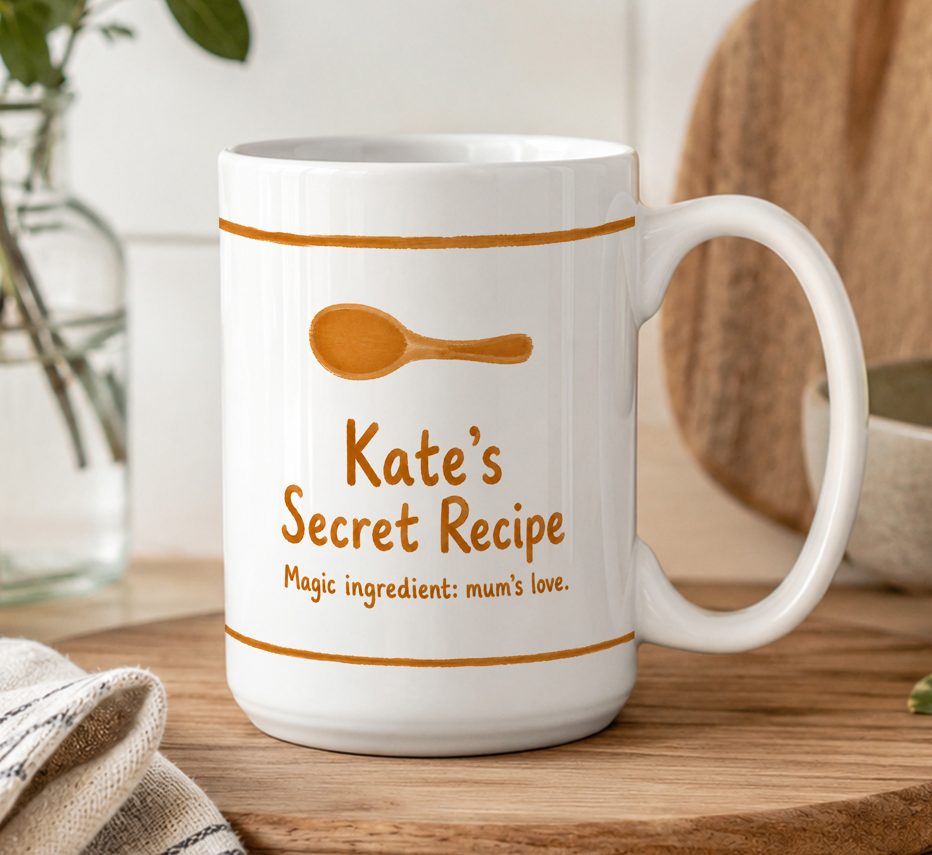 Personalised Secret Recipe Mug – Custom Name Gift for Mum - Image 5