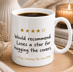 Personalised Partner Review Mug – Funny Couple Gift