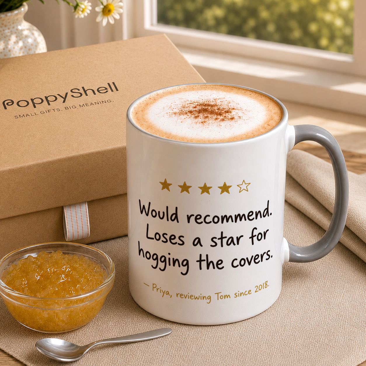 Personalised Partner Review Mug – Funny Couple Gift - Image 3