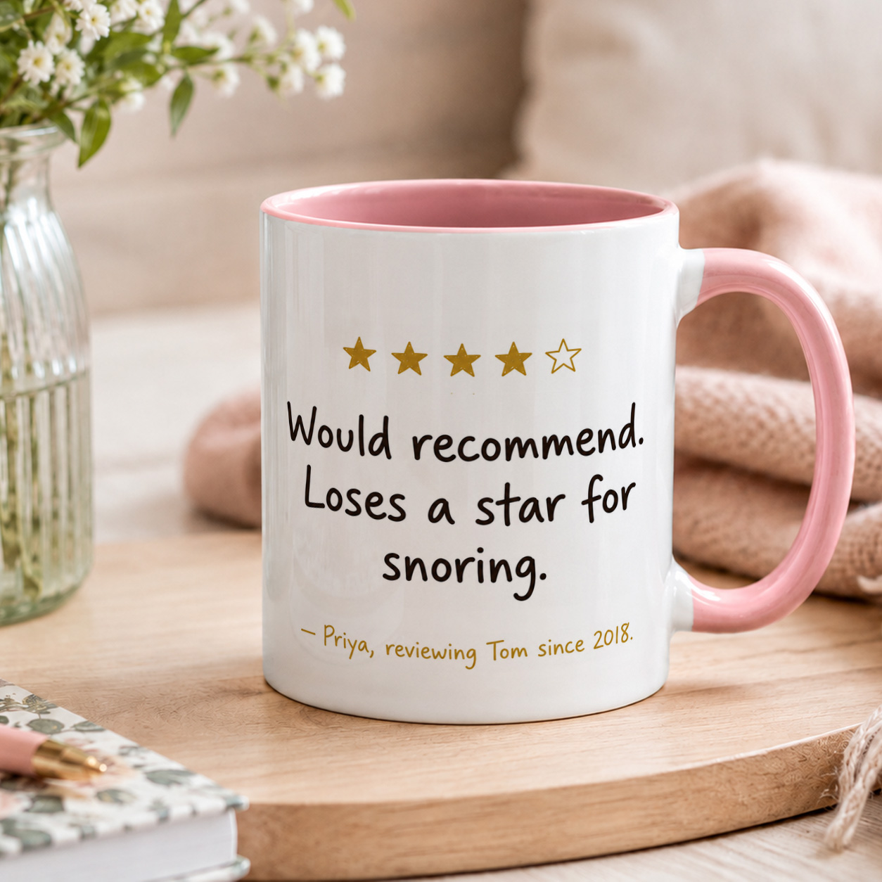 Personalised Partner Review Mug – Funny Couple Gift - Image 4
