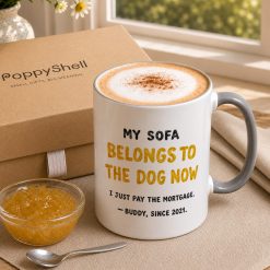 Personalised Dog Sofa Mug – Funny Dog Owner Gift - Image 3