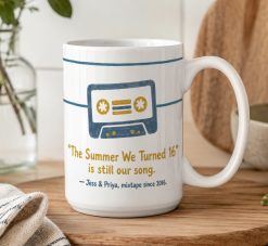 Personalised Friendship Song Mug – Custom Names & Year Gift - Image 5