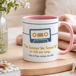 Personalised Friendship Song Mug – Custom Names & Year Gift - Image 3