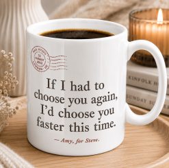 Personalised Choose You Again Mug – Romantic Couple Gift