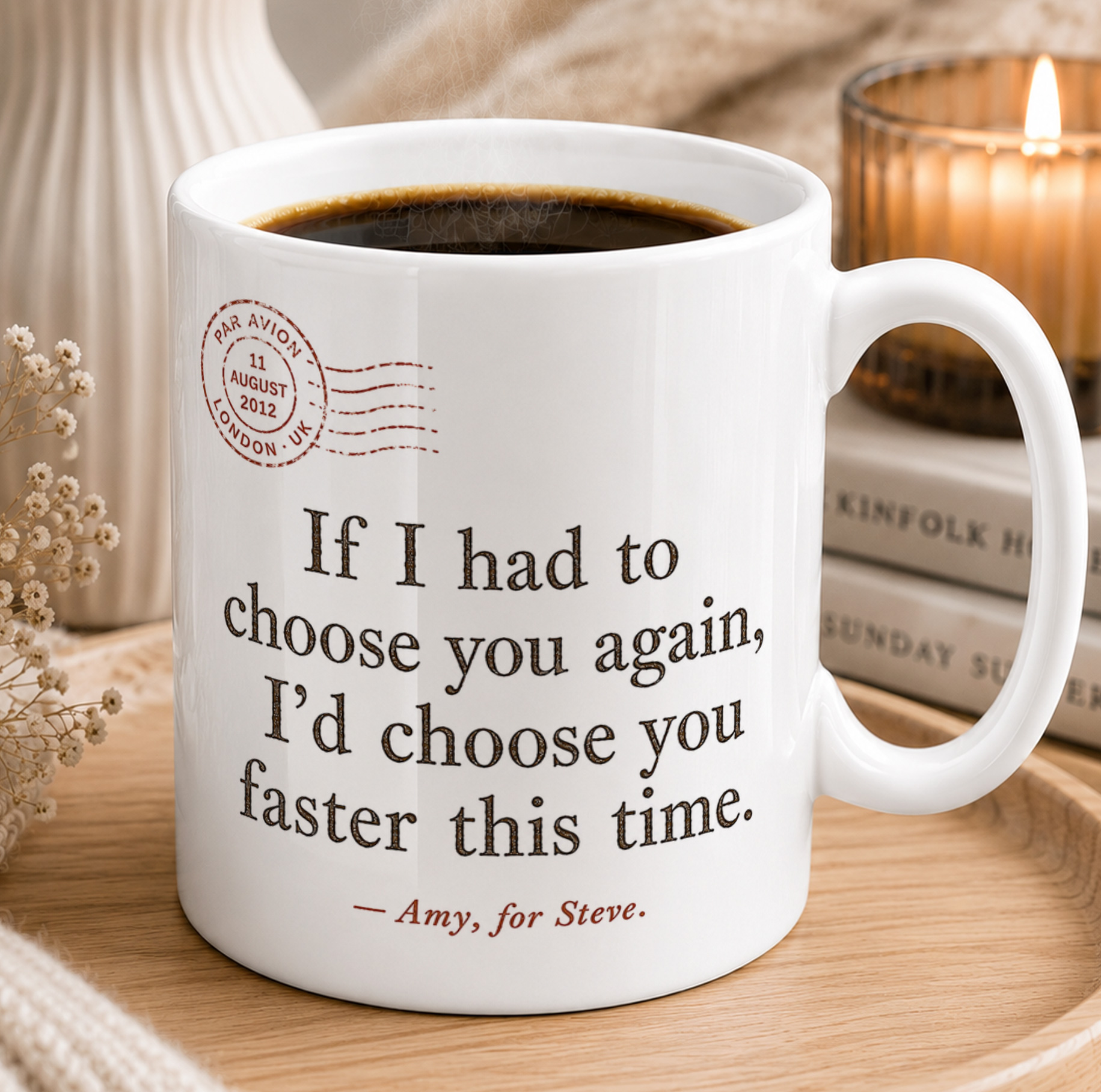 Personalised Choose You Again Mug – Romantic Couple Gift