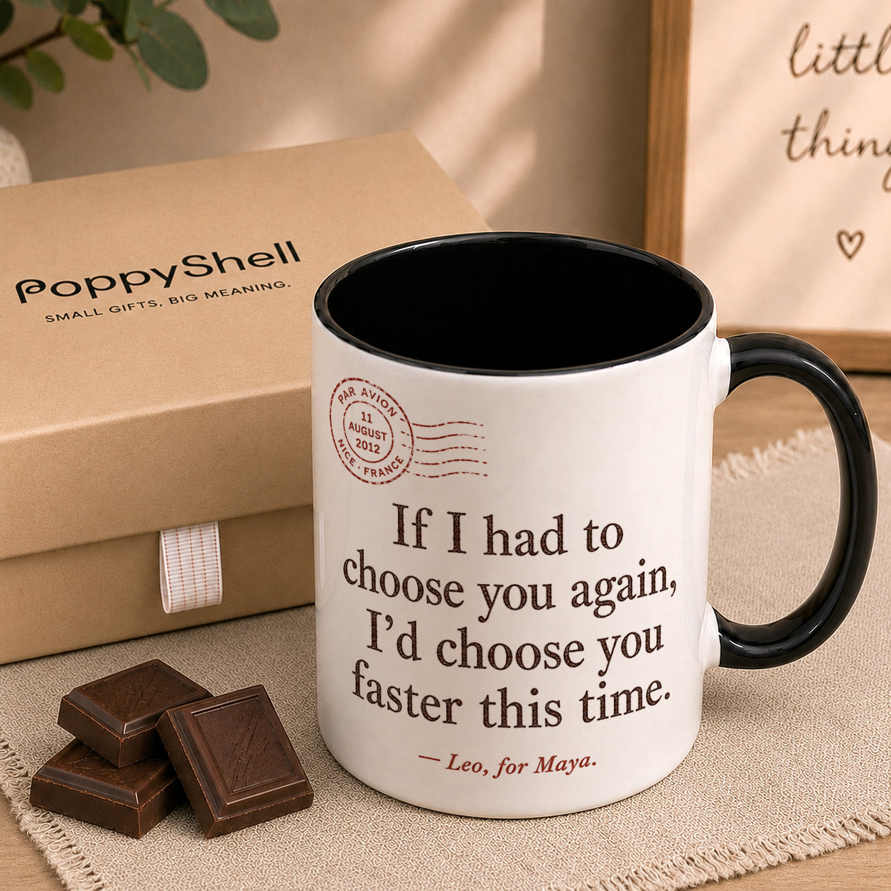 Personalised Choose You Again Mug – Romantic Couple Gift - Image 2