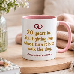 Alternative view of Personalised Funny Relationship Mug – Custom Couple Gift