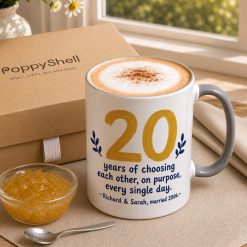 Personalised Anniversary Years Mug – Custom Couple Gift - Image 3