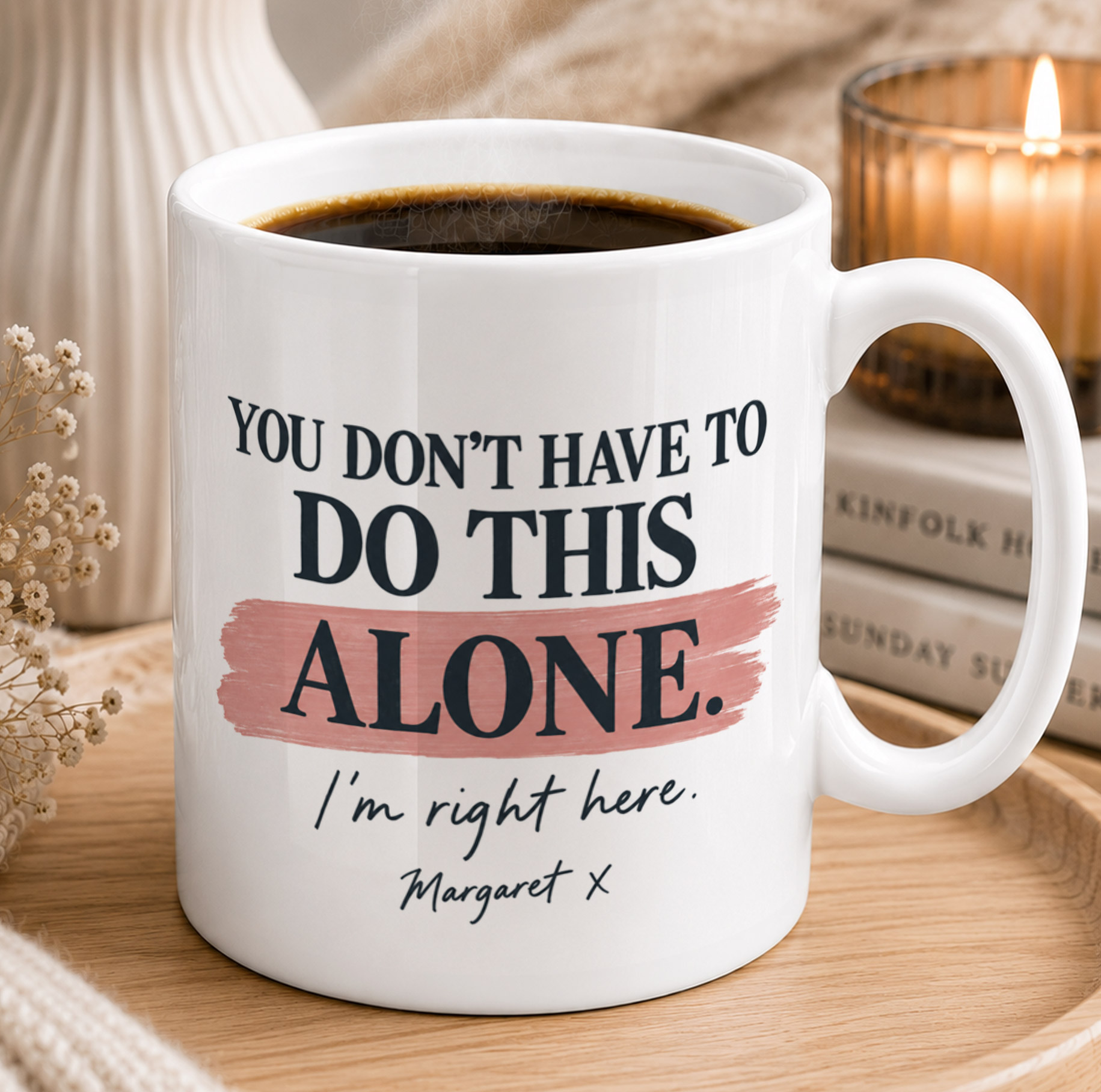 Personalised Support Mug – Thoughtful Gift for Someone Special