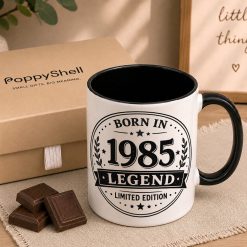 Alternative view of Personalised Birth Year Mug – Custom Name Legend Birthday Gift