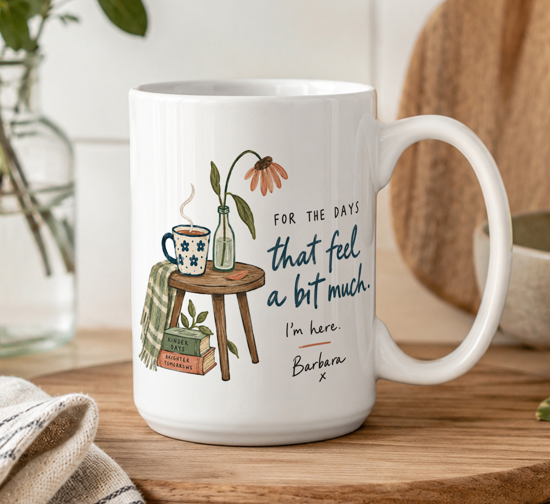 Personalised Days Feel Much Mug – Thoughtful Support Gift - Image 5