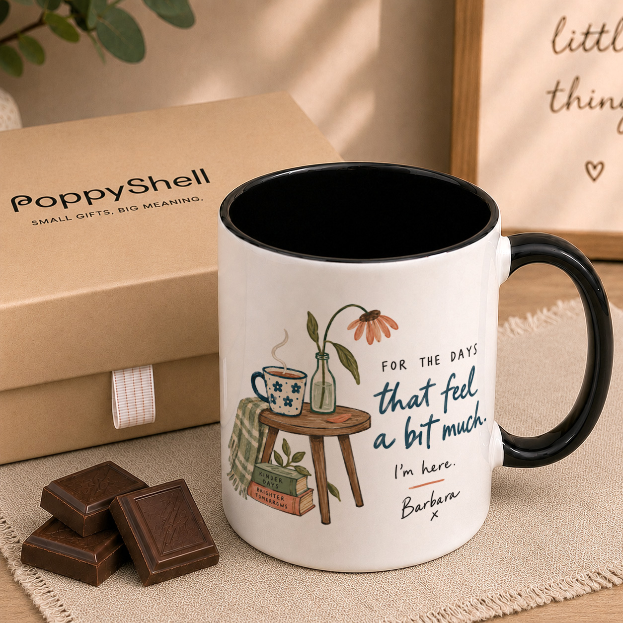 Personalised Days Feel Much Mug – Thoughtful Support Gift - Image 2
