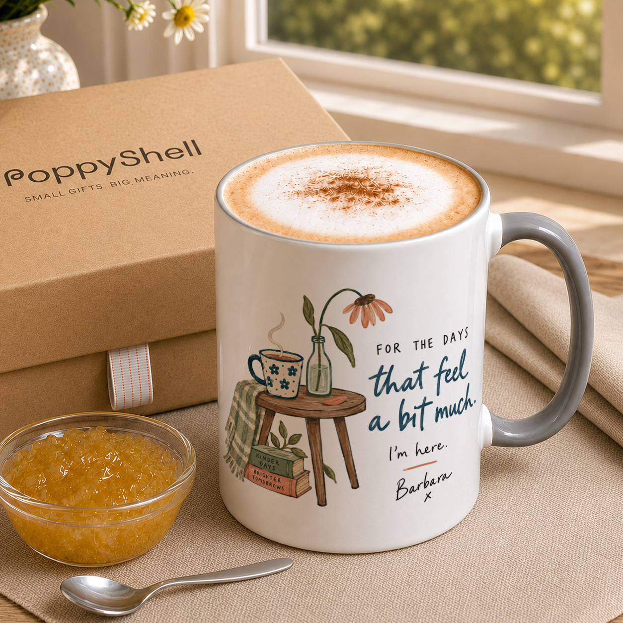 Personalised Days Feel Much Mug – Thoughtful Support Gift - Image 3