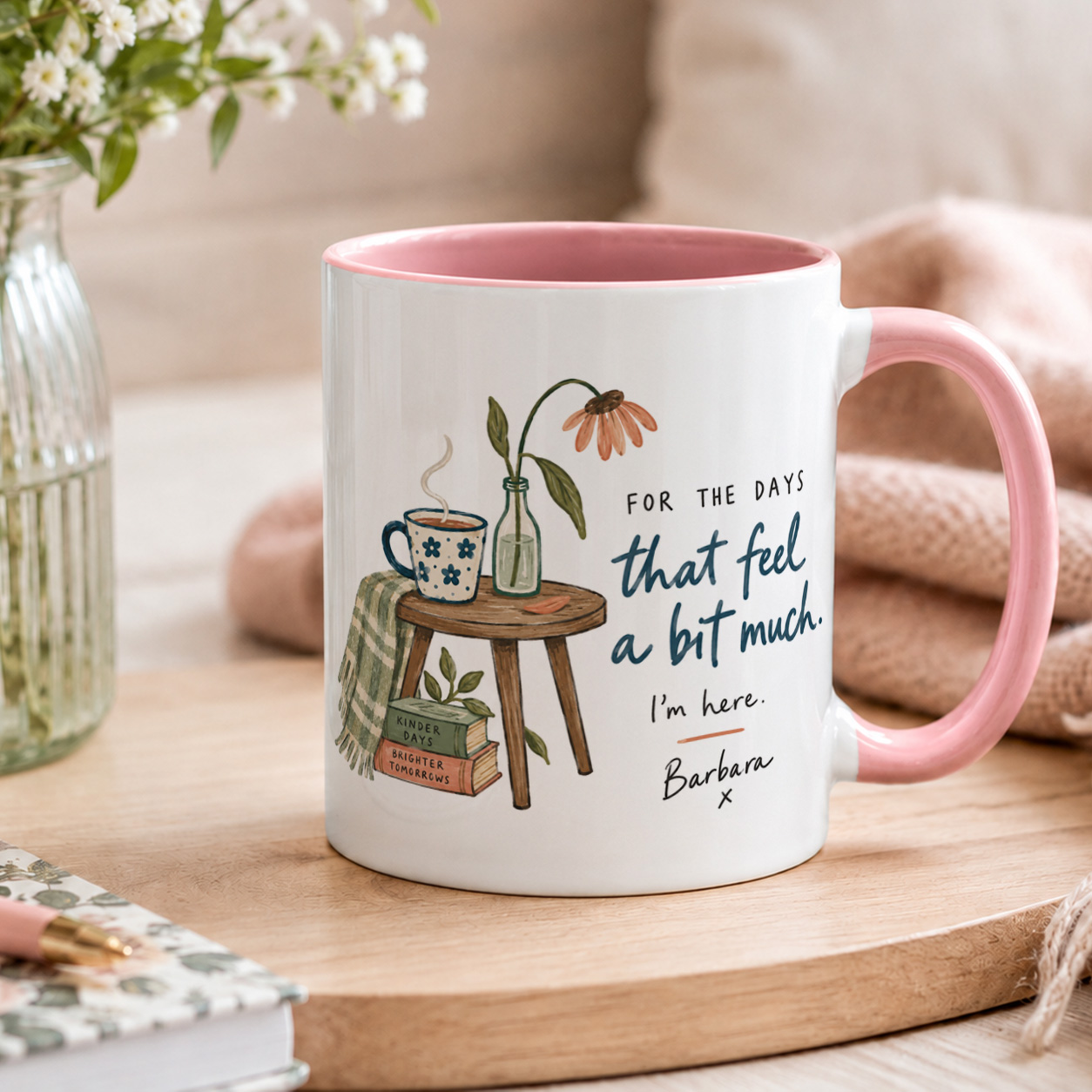 Personalised Days Feel Much Mug – Thoughtful Support Gift - Image 4