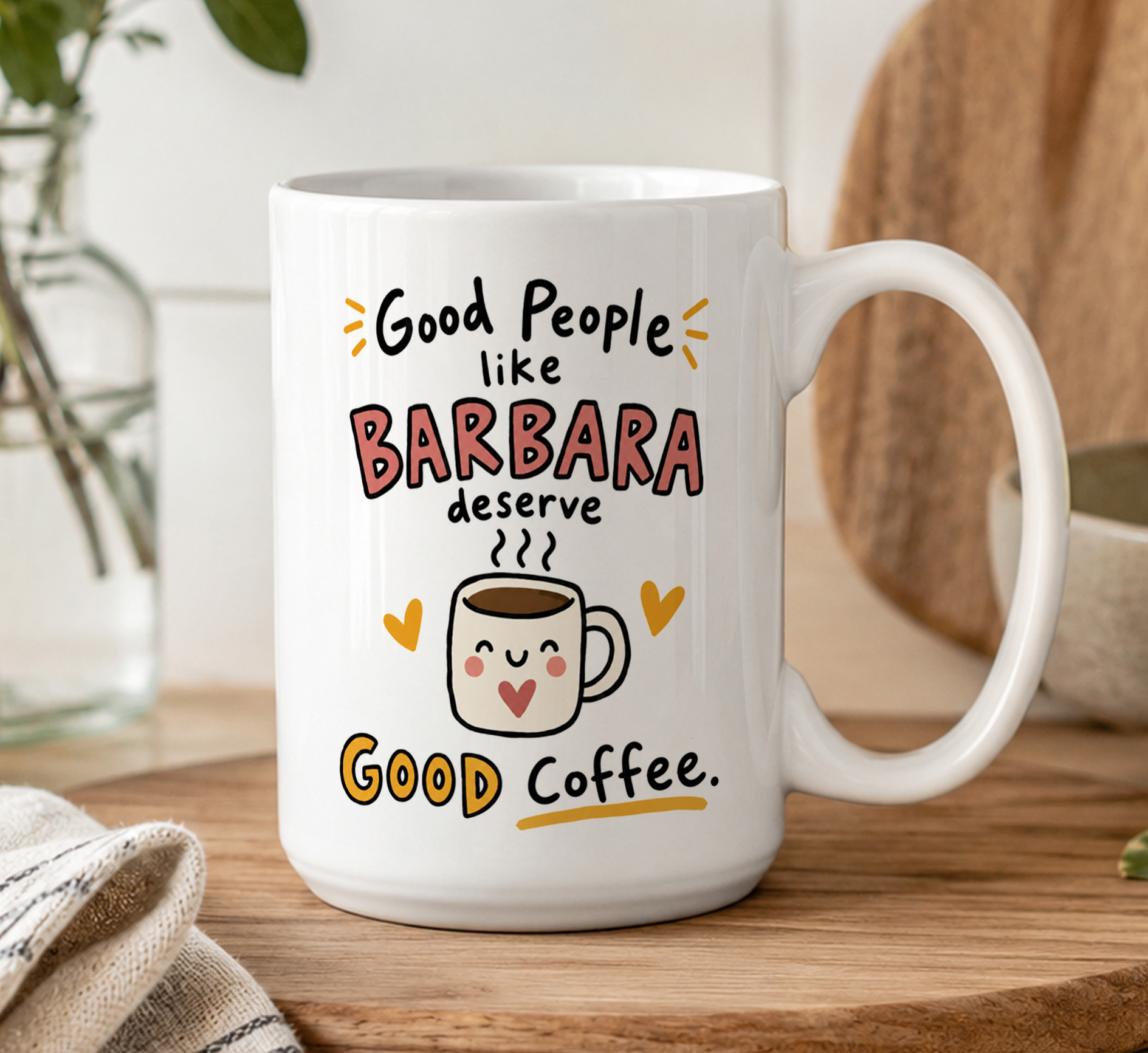 Personalised Good People Mug – Custom Name Coffee Gift - Image 5