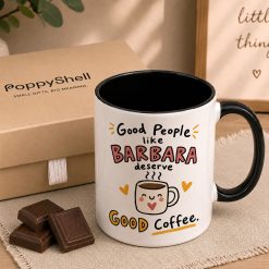 Alternative view of Personalised Good People Mug – Custom Name Coffee Gift